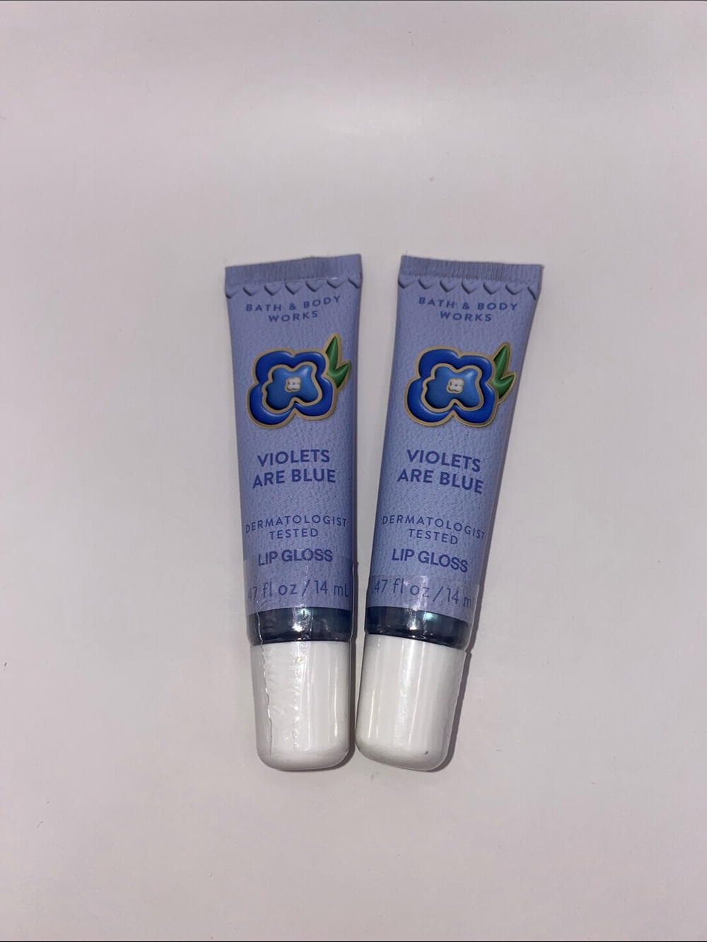 Bath & Body Works Violets Are Blue Lip Gloss Set